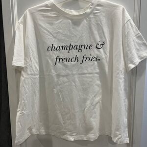 kate spade new york x Target - Champagne & French Fries T-Shirt XXL